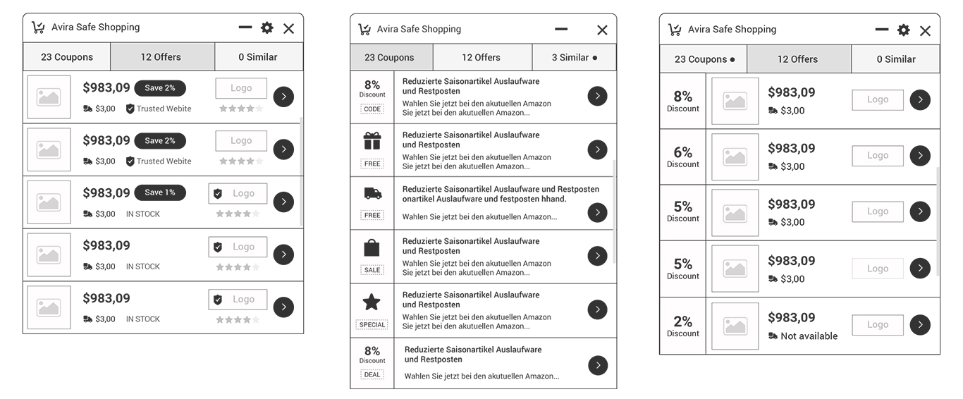 Vertical variant exploration